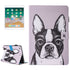 For iPad Air iPad Air 2 Painting Bulldog Pattern Horizontal Flip Leather Case with Holder & Walle...