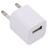 A2165 5V 1A Single USB Interface Mini Travel Charger, EU Plug(White)