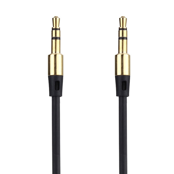 1m Aux Audio Cable 3.5mm Male to Male, Compatible with Phones, Tablets, Headphones, MP3 Pl...(Black)