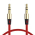 1m Aux Audio Cable 3.5mm Male to Male, Compatible with Phones, Tablets, Headphones, MP3 Play...(Red)