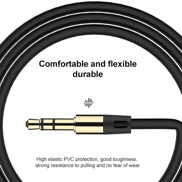 1m Aux Audio Cable 3.5mm Male to Male, Compatible with Phones, Tablets, Headphones, MP3 P...(Yellow)
