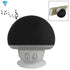 Mushroom Shape Bluetooth Speaker with Suction Holder(Black)