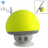 Mushroom Shape Bluetooth Speaker with Suction Holder(Yellow)