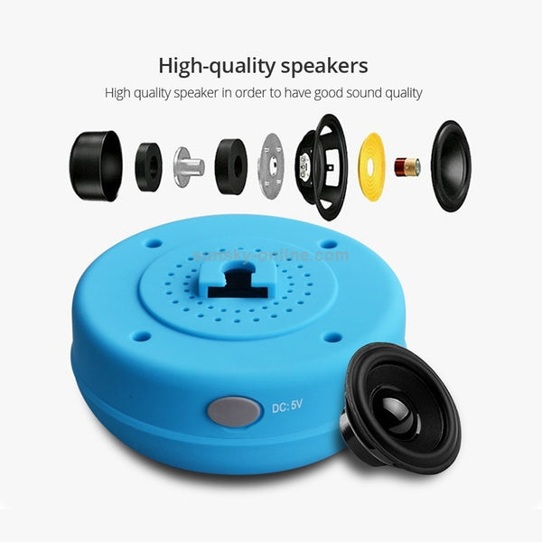 BTS-06 Mini Waterproof IPX4 Bluetooth V2.1 Speaker, Support Handfree Function(Magenta)