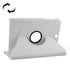 Litchi Texture 360 Degree Rotating Leather Protective Case with Holder for Galaxy Tab A 9....(White)