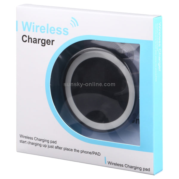5W Universal QI Standard Round Wireless Charging Pad