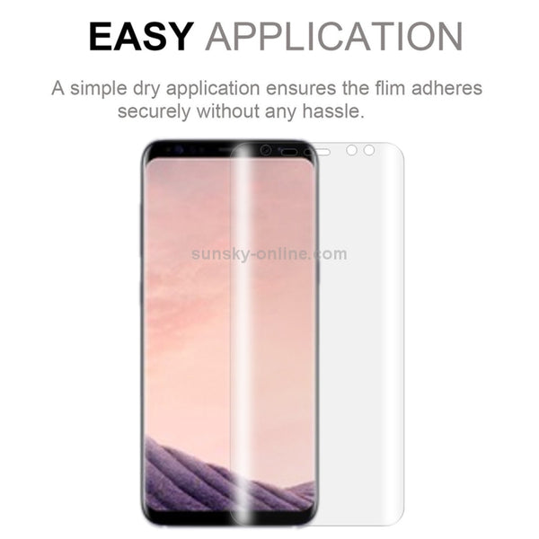 For Galaxy S8 G955 0.1mm HD 3D Curved PET Full Screen Protector