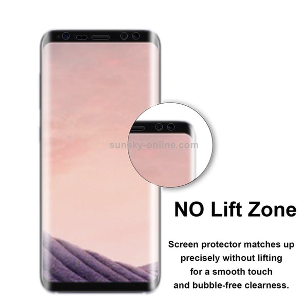 For Galaxy S8 G955 0.1mm HD 3D Curved PET Full Screen Protector