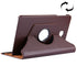 For Galaxy Tab A 10.1 T580 Litchi Texture Horizontal Flip 360 Degrees Rotation Leather Cas...(Brown)