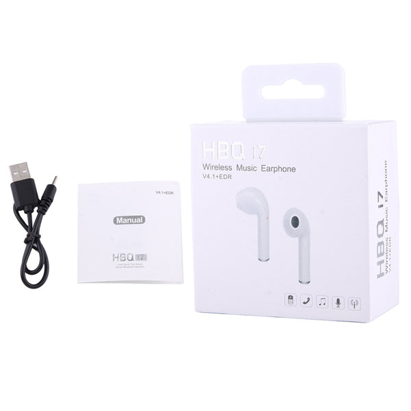 HBQ-i7 TWS In-Ear Wireless Bluetooth Music Earphone Bluetooth V4.2 EDR With 1 Connect 2 Function ...