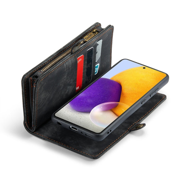 For Samsung Galaxy S10 CaseMe-008 Detachable Multifunctional Flip Leather Phone Case(Black)