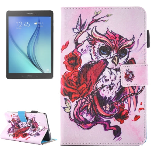 For Galaxy Tab A 7.0 (2016) T280 Lovely Cartoon Butterfly Owl Pattern Horizontal Flip Leather Case with Holder & Card ...(2016) T280 Lovely Cartoon Butterfly Owl Pattern Horizontal Flip Leather Case with Holder & Card Slots & Pen Slot