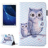 For Galaxy Tab A 10.1 (2016) T580 Lovely Cartoon Wave Owl Pattern Horizontal Flip Leather Case with Holder & Card Slots...(2016) T580 Lovely Cartoon Wave Owl Pattern Horizontal Flip Leather Case with Holder & Card Slots & Pen Slot