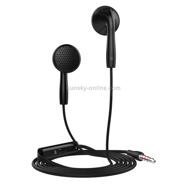 Langsdom Flat earphones(Black)