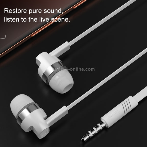 Langsdom MJ61 In-Ear Round Wire Headphones(White)