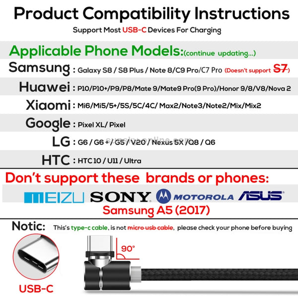 TOPK AM30 1m 2.4A Max USB to USB | C Type | C 90 Degree Elbo