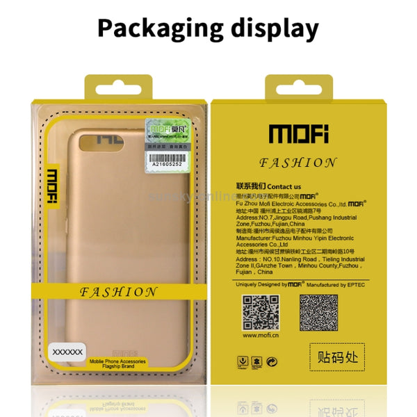 MOFI Frosted PC Ultra-thin Full Coverage Case for Galaxy S10 (Gold)