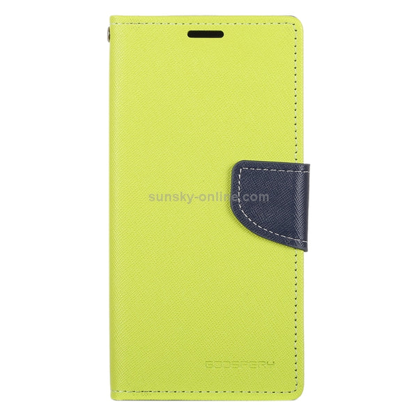 GOOSPERY FANCY DIARY Horizontal Flip PU Leather Case for Galaxy S10 Plus, with Holder & Ca...(Green)
