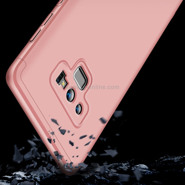 GKK Three Stage Splicing Full Coverage PC Case for Galaxy Note9 (Rose Gold)