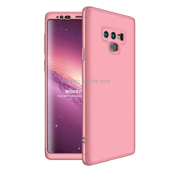 GKK Three Stage Splicing Full Coverage PC Case for Galaxy Note9 (Rose Gold)
