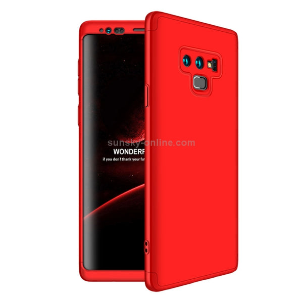 GKK Three Stage Splicing Full Coverage PC Case for Galaxy Note9 (Red)