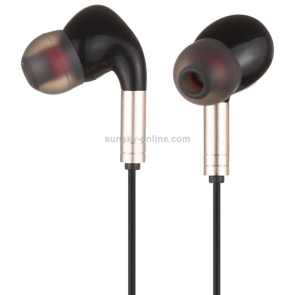 520 8 Pin Interface In-ear Wired Wire-control Earphone with Silicone Earplugs, Cable Length...(Gold)