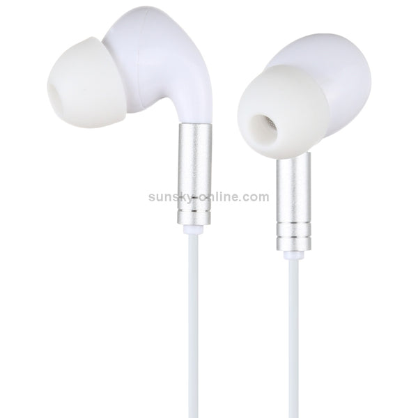 520 8 Pin Interface In-ear Wired Wire-control Earphone with Silicone Earplugs, Cable Lengt...(White)