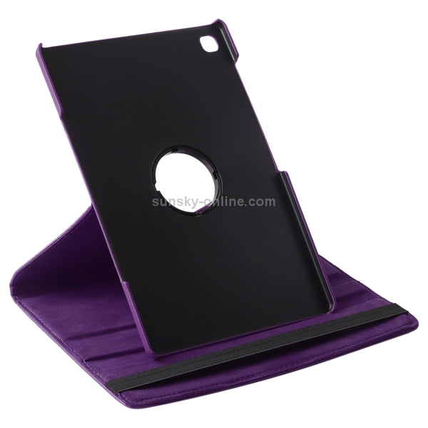 Litchi Texture Horizontal Flip 360 Degrees Rotation Leather Case for Galaxy Tab S5e 10.5 ...(Purple)