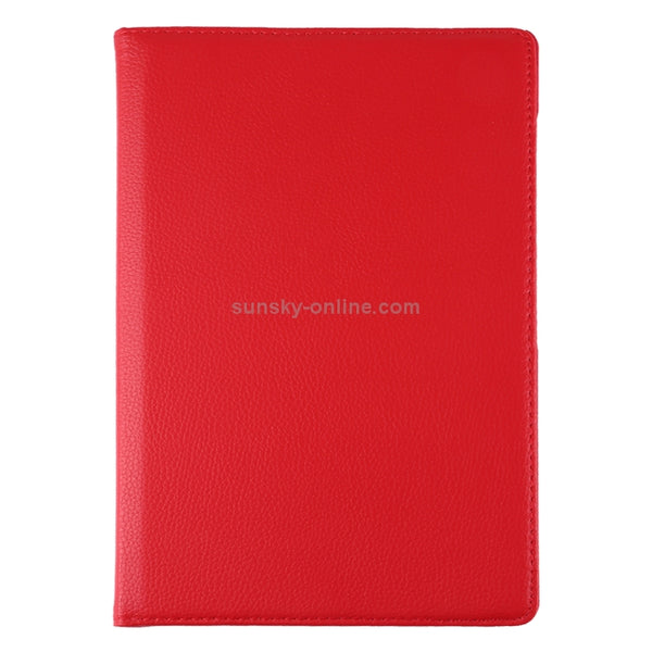 Litchi Texture Horizontal Flip 360 Degrees Rotation Leather Case for Galaxy Tab S5e 10.5 T72...(Red)