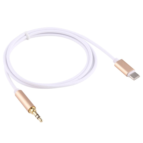 1m USB | C Type | C to 3.5mm Male Audio Adapter Cable(Gold)