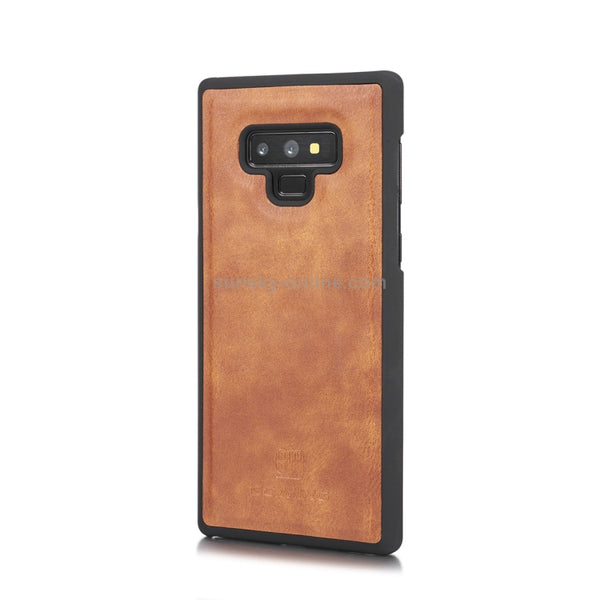 DG.MING Crazy Horse Texture Flip Detachable Magnetic Leather Case for Galaxy Note 9, with ...(Brown)