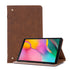 Retro Book Style Horizontal Flip Leather Case for Galaxy Tab A 10.1 (2019) T510 T515, with...(Brown)