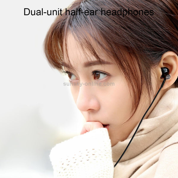 Original Xiaomi Generally Half In-ear TPE Wire Control Earphone With Mic