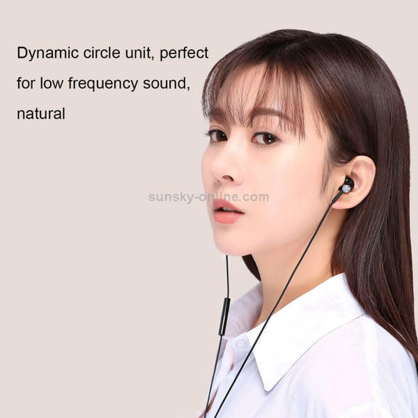 Original Xiaomi Generally Half In-ear TPE Wire Control Earphone With Mic