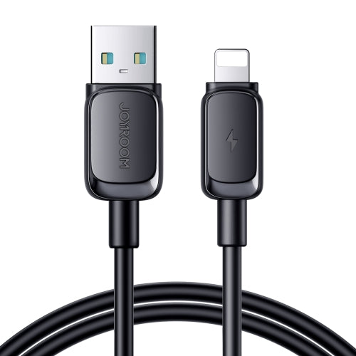 JOYROOM S-AL012A14 Multi-Color Series 2.4A USB to 8 Pin Fast Charging Data Cable, Length:1...(Black)