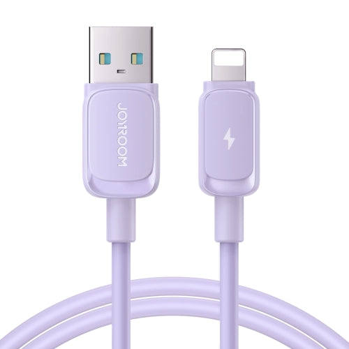 JOYROOM S-AL012A14 Multi-Color Series 2.4A USB to 8 Pin Fast Charging Data Cable, Length:...(Purple)