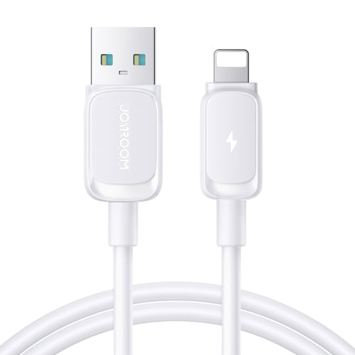 JOYROOM S-AL012A14 Multi-Color Series 2.4A USB to 8 Pin Fast Charging Data Cable, Length:1...(White)