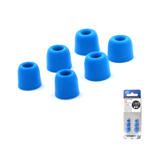 KZ 6 PCS Sound Insulation Noise Cancelling Memory Foam Earbuds Kit for All In-ear Earphone,...(Blue)