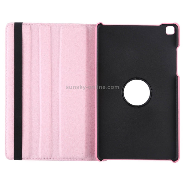 Litchi Texture Rotating ClassicBusiness Horizontal Flip Leather Case for Galaxy Tab A 8.0 T...(Pink)