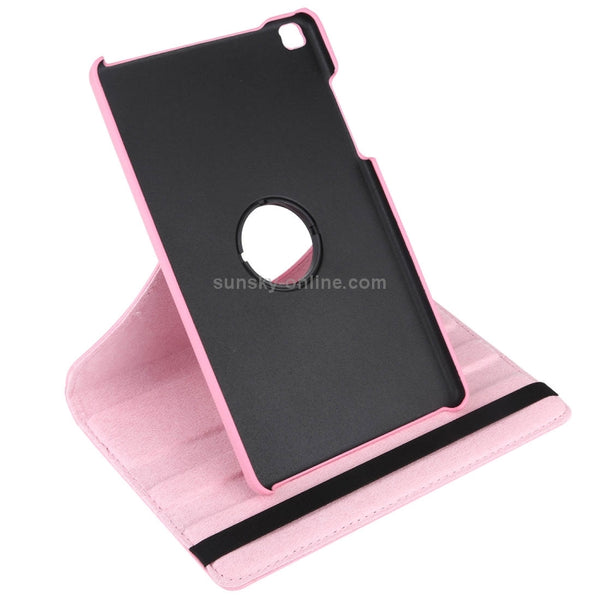 Litchi Texture Rotating ClassicBusiness Horizontal Flip Leather Case for Galaxy Tab A 8.0 T...(Pink)