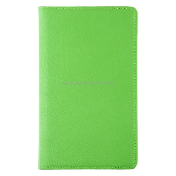 Litchi Texture Rotating ClassicBusiness Horizontal Flip Leather Case for Galaxy Tab A 8.0 ...(Green)