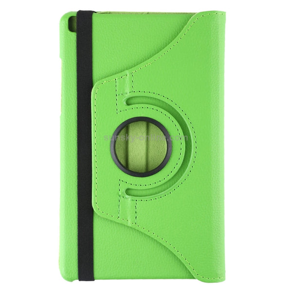 Litchi Texture Rotating ClassicBusiness Horizontal Flip Leather Case for Galaxy Tab A 8.0 ...(Green)