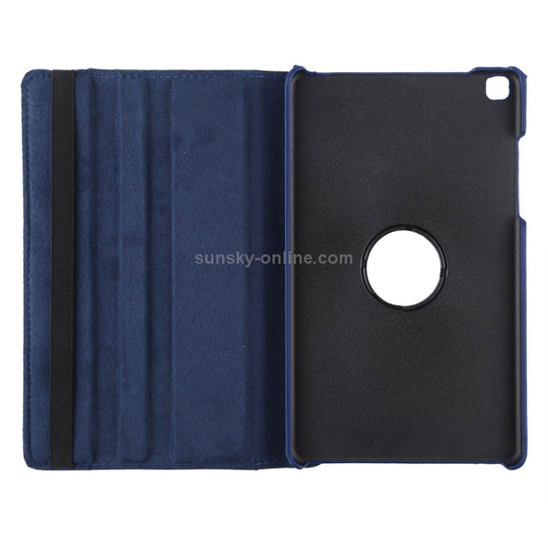 Litchi Texture Rotating ClassicBusiness Horizontal Flip Leather Case for Galaxy Tab A 8.0 T...(Blue)