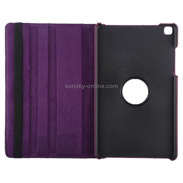 Litchi Texture Rotating ClassicBusiness Horizontal Flip Leather Case for Galaxy Tab A 8.0...(Purple)