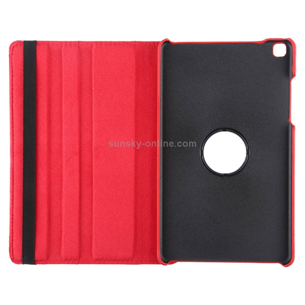 Litchi Texture Rotating ClassicBusiness Horizontal Flip Leather Case for Galaxy Tab A 8.0 T2...(Red)