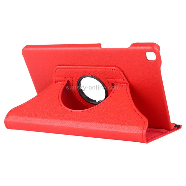 Litchi Texture Rotating ClassicBusiness Horizontal Flip Leather Case for Galaxy Tab A 8.0 T2...(Red)