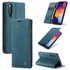 CaseMe-013 Multifunctional Retro Frosted Horizontal Flip Leather Case for Galaxy A30S A50S ...(Blue)