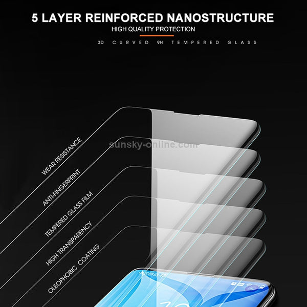 UV Liquid Curved Full Glue Tempered Glass for Galaxy S10e