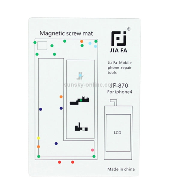 JIAFA Magnetic Screws Mat for iPhone 4