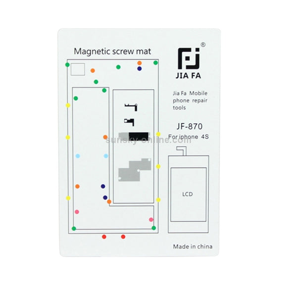 JIAFA Magnetic Screws Mat for iPhone 4S